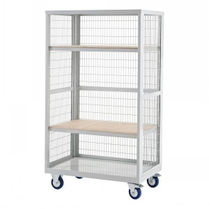 Boxwell Cage Shelf Trolley Without Doors